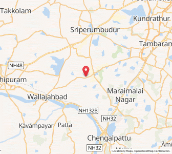 Map of Kandigai, Tamil Nadu