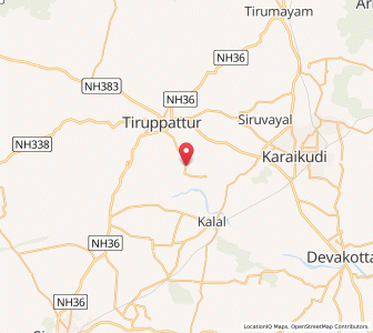 Map of Kandiramanikkam, Tamil Nadu