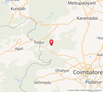 Map of Kandivalli, Tamil Nadu