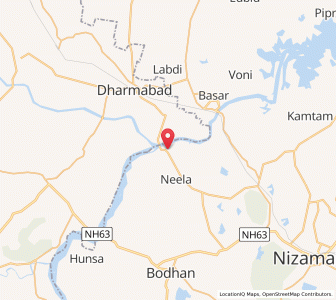 Map of Kandkurti, Andhra Pradesh