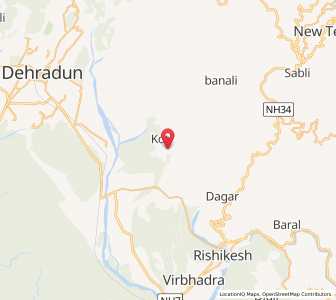 Map of Kandogal, Uttarakhand