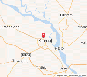 Map of Kandrauli Bangar, Uttar Pradesh