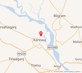 Map of Kandrauli Kachhoha, Uttar Pradesh