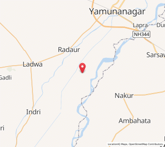 Map of Kandraull, Haryana