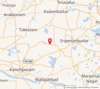 Map of Kandur, Tamil Nadu