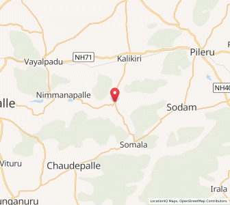 Map of Kanduru, Andhra Pradesh