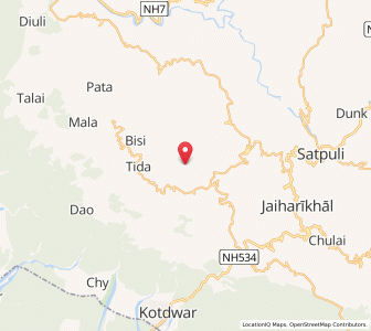 Map of Kandwan, Uttarakhand