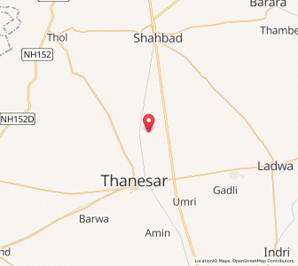 Map of Kanepla Majri, Haryana