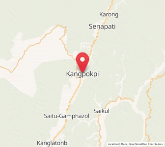 Map of Kangpokpi, Manipur