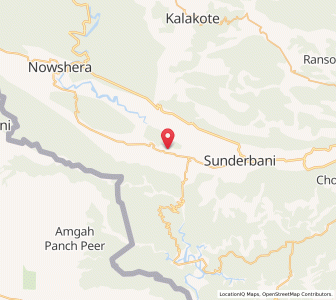 Map of Kangri, Kashmir