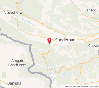 Map of Kangrial, Kashmir