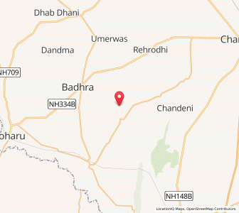 Map of Kanhara, Haryana