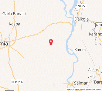 Map of Kanharia, Bihar
