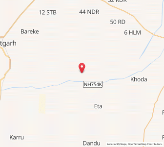 Map of Kanhor, Rajasthan
