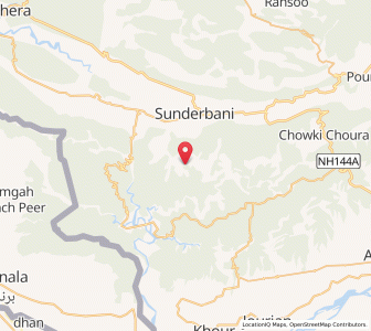 Map of Kani, Kashmir