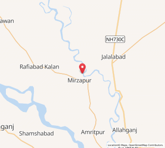 Map of Kania Kalan, Uttar Pradesh