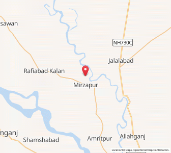 Map of Kania Khurd, Uttar Pradesh