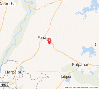 Map of Kania, Uttar Pradesh
