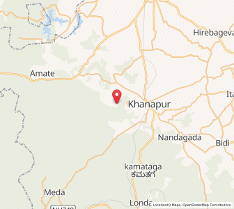 Map of Kanjale, Karnataka