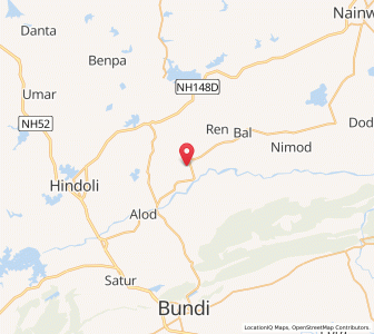 Map of Kanjar Colony, Rajasthan