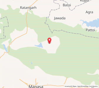 Map of Kanjarda, Madhya Pradesh