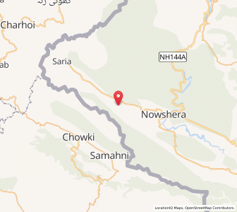Map of Kanjiala na Mohra, Kashmir