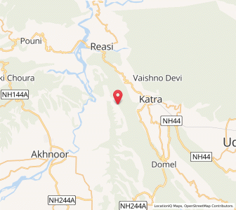 Map of Kanjli, Kashmir
