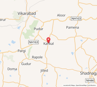 Map of Kankal, Andhra Pradesh