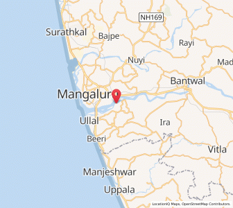 Map of Kankanadi, Karnataka