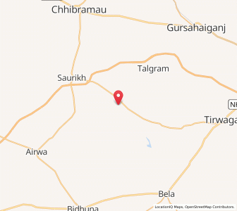 Map of Kankar Kuin, Uttar Pradesh