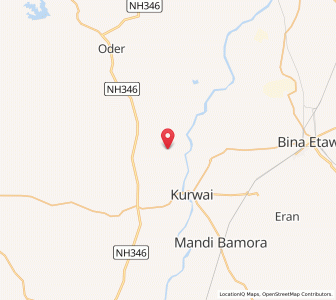 Map of Kankar, Madhya Pradesh