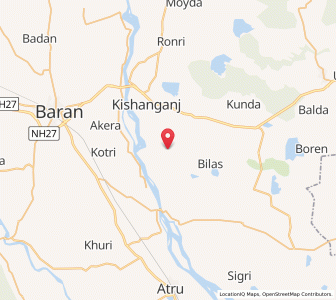 Map of Kankarda, Rajasthan