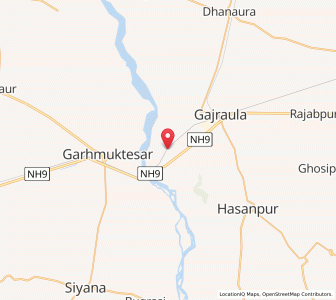 Map of Kankather, Uttar Pradesh