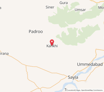 Map of Kankhi, Rajasthan