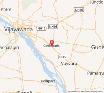 Map of Kankipadu, Andhra Pradesh
