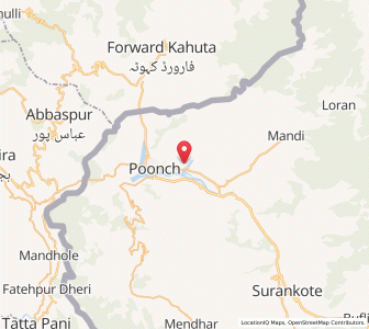 Map of Kankot, Kashmir