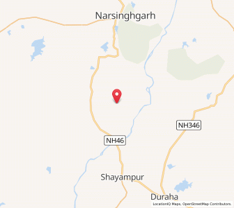Map of Kankria, Madhya Pradesh