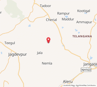 Map of Kannai, Andhra Pradesh