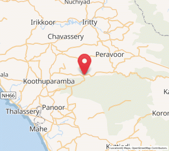 Map of Kannavam, Kerala