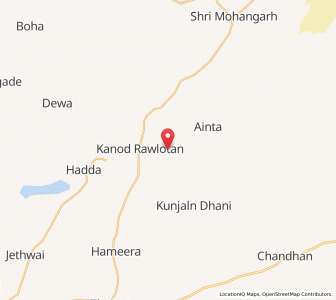 Map of Kanod Biram, Rajasthan