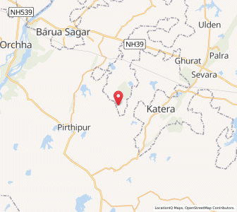 Map of Kanora, Madhya Pradesh