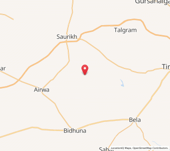 Map of Kansua, Uttar Pradesh