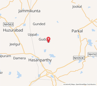 Map of Kanta, Andhra Pradesh