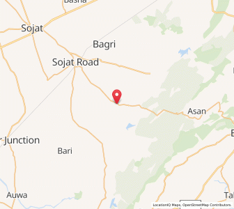 Map of Kantaliya, Rajasthan