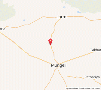Map of Kanteli, Chhattisgarh