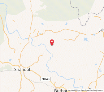 Map of Kanuahi, Madhya Pradesh