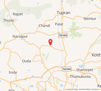Map of Kanukunta, Andhra Pradesh