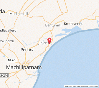 Map of Kanuru, Andhra Pradesh