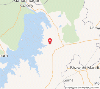 Map of Kanvali, Madhya Pradesh
