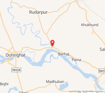 Map of Kaparwai, Uttar Pradesh